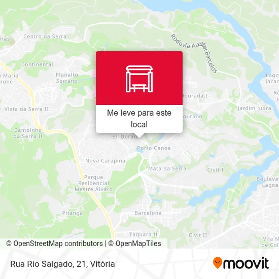 Rua Rio Salgado, 21 mapa
