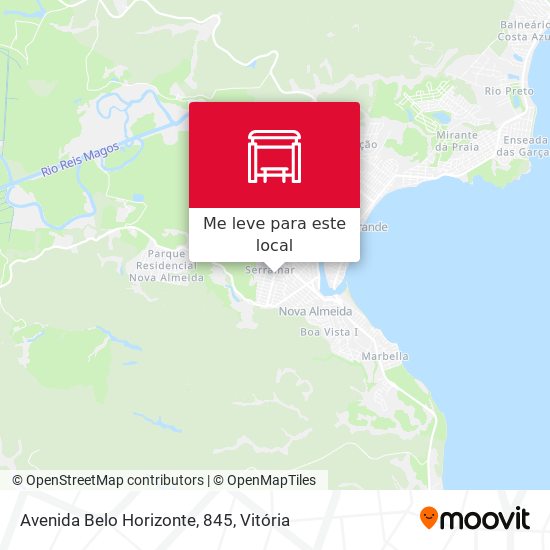 Avenida Belo Horizonte, 845 mapa