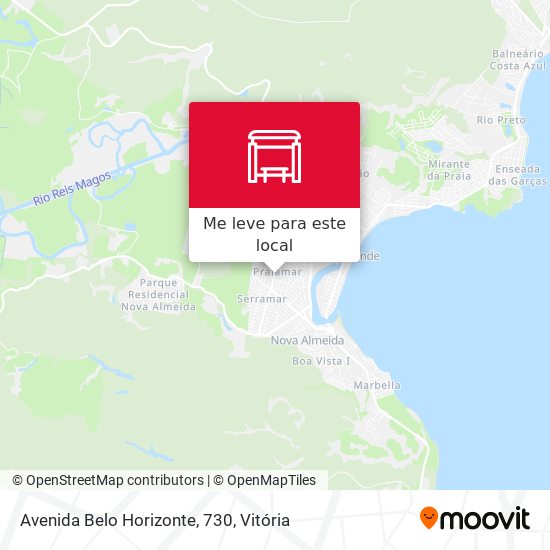 Avenida Belo Horizonte, 730 mapa