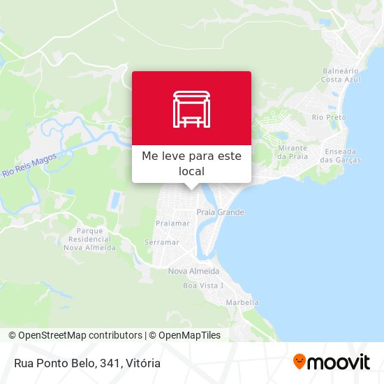 Rua Ponto Belo, 341 mapa