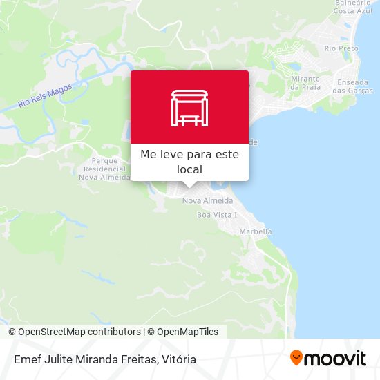 Emef Julite Miranda Freitas mapa