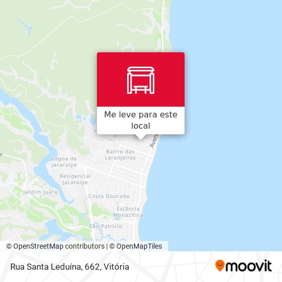 Rua Santa Leduína, 662 mapa