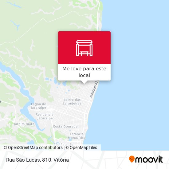 Rua São Lucas, 810 mapa