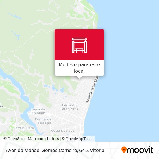 Avenida Manoel Gomes Carneiro, 645 mapa