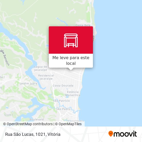 Rua São Lucas, 1021 mapa