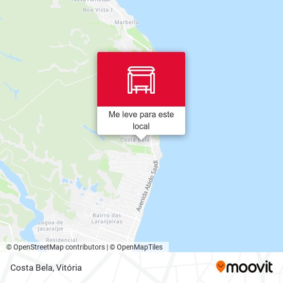 Costa Bela mapa