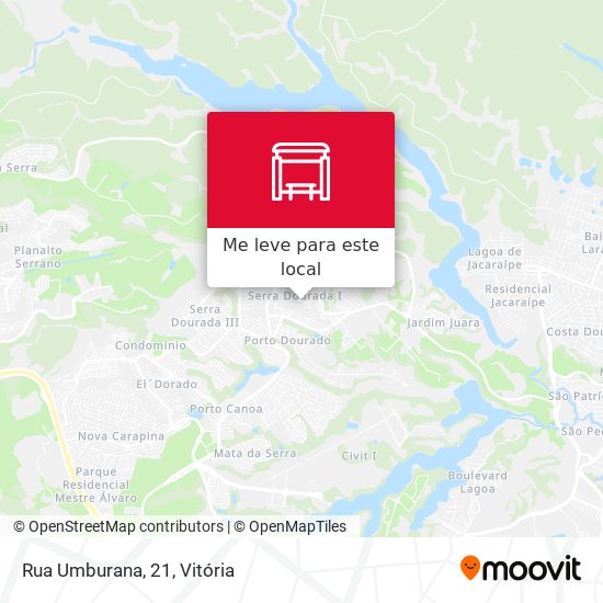 Rua Umburana, 21 mapa