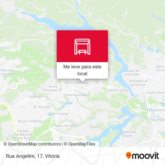Rua Angelim, 17 mapa
