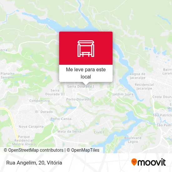 Rua Angelim, 20 mapa