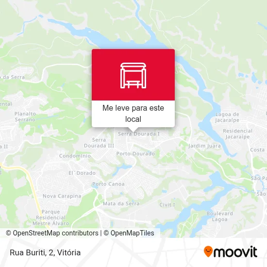 Rua Buriti, 2 mapa