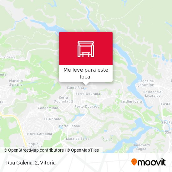 Rua Galena, 2 mapa