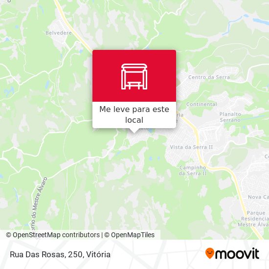 Rua Das Rosas, 250 mapa