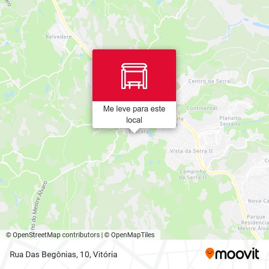 Rua Das Begônias, 10 mapa