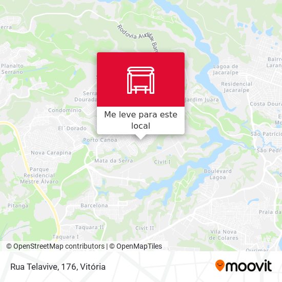 Rua Telavive, 176 mapa
