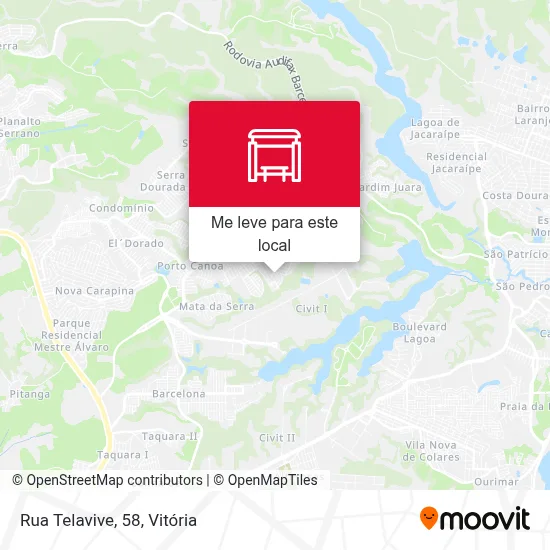 Rua Telavive, 58 mapa