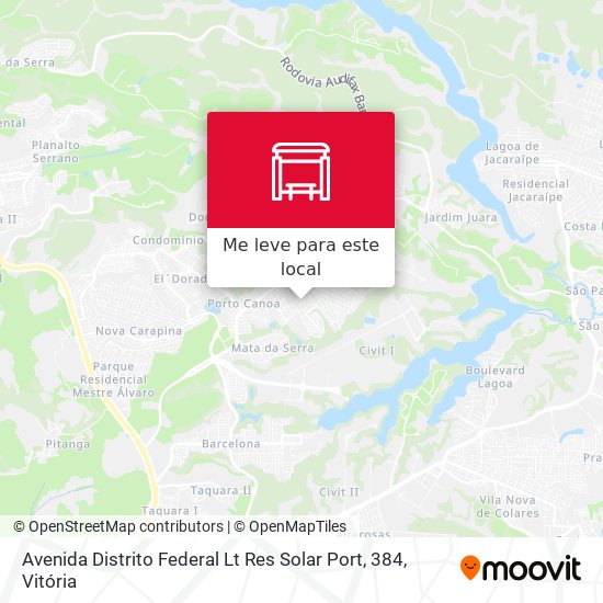 Avenida Distrito Federal Lt Res Solar Port, 384 mapa