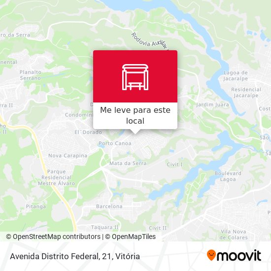 Avenida Distrito Federal, 21 mapa