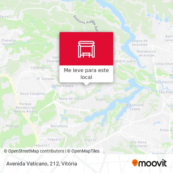 Avenida Vaticano, 212 mapa