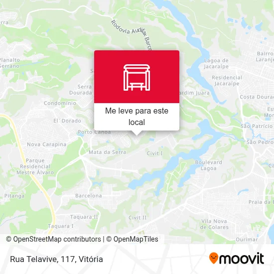 Rua Telavive, 117 mapa