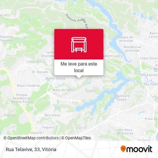 Rua Telavive, 33 mapa
