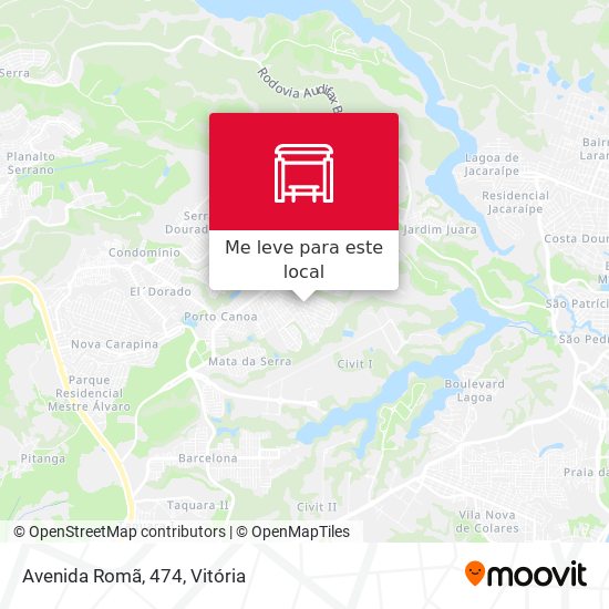 Avenida Romã, 474 mapa