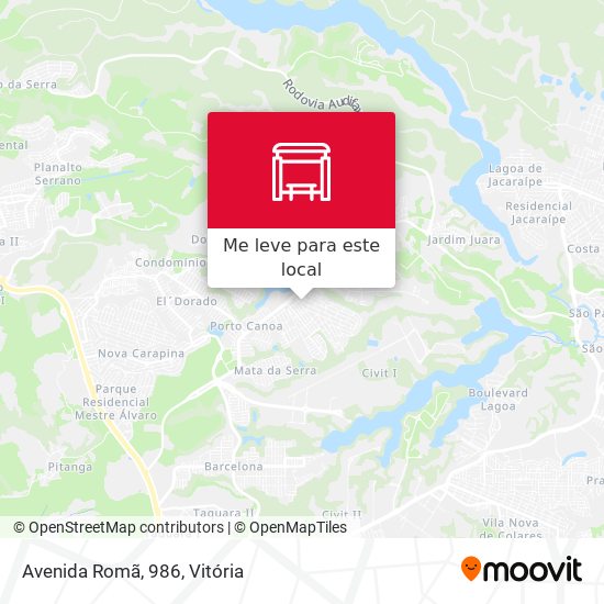 Avenida Romã, 986 mapa