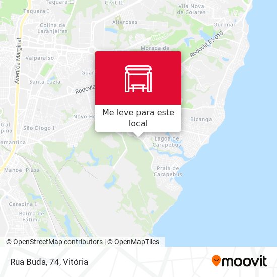 Rua Buda, 74 mapa