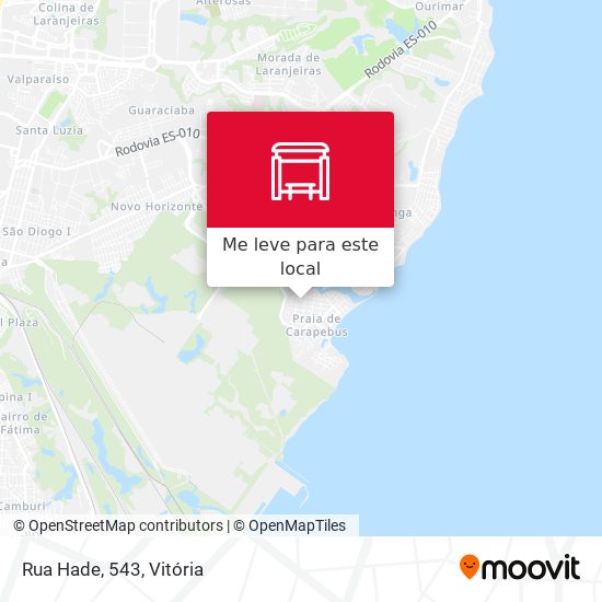 Rua Hade, 543 mapa
