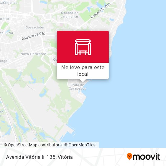Avenida Vitória Ii, 135 mapa