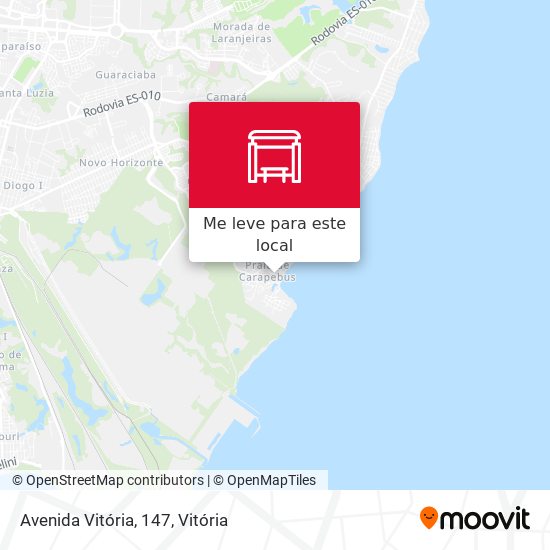 Avenida Vitória, 147 mapa