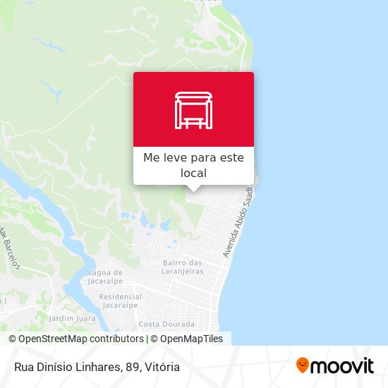 Rua Dinísio Linhares, 89 mapa