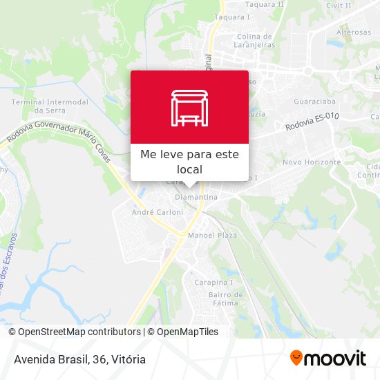Avenida Brasil, 36 mapa