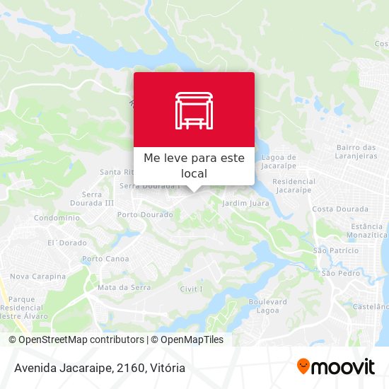 Avenida Jacaraipe, 2160 mapa
