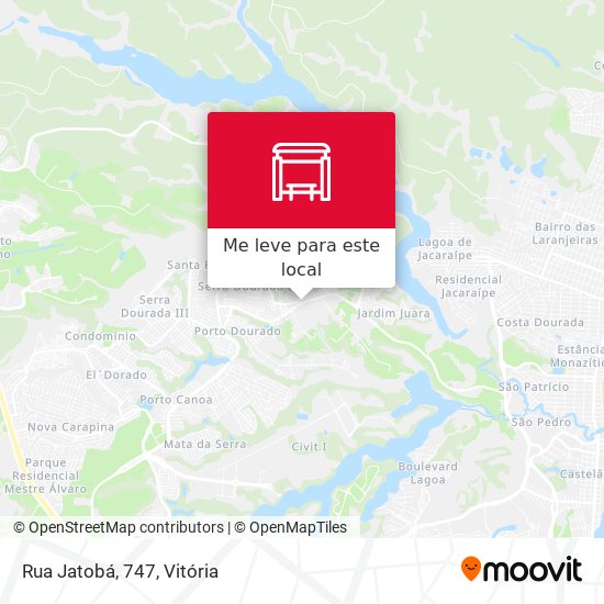 Rua Jatobá, 747 mapa
