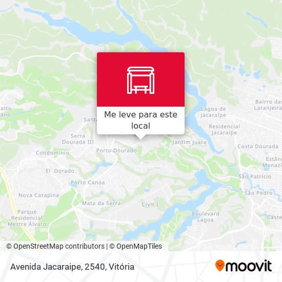 Avenida Jacaraipe, 2540 mapa