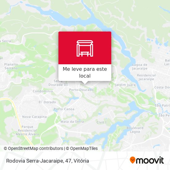 Rodovia Serra-Jacaraipe, 47 mapa