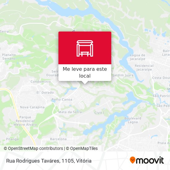 Rua Rodrigues Taváres, 1105 mapa