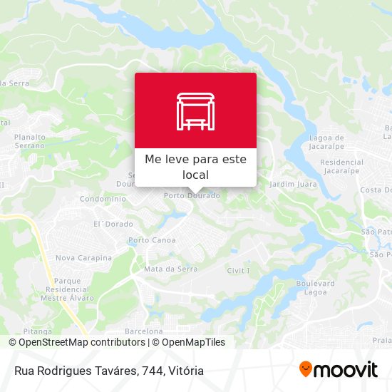 Rua Rodrigues Taváres, 744 mapa