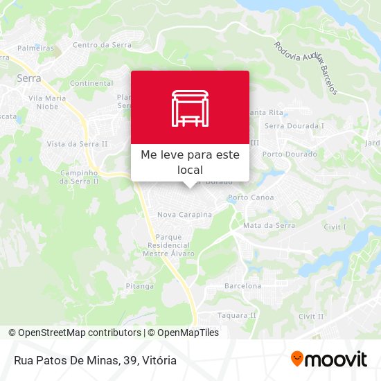 Rua Patos De Minas, 39 mapa