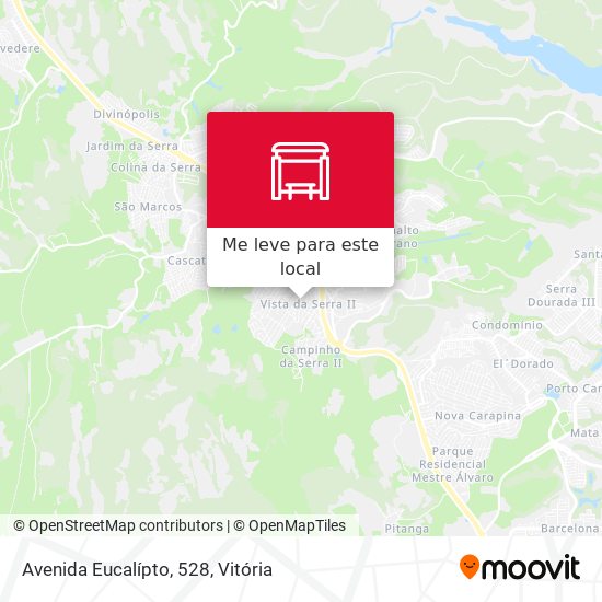 Avenida Eucalípto, 528 mapa