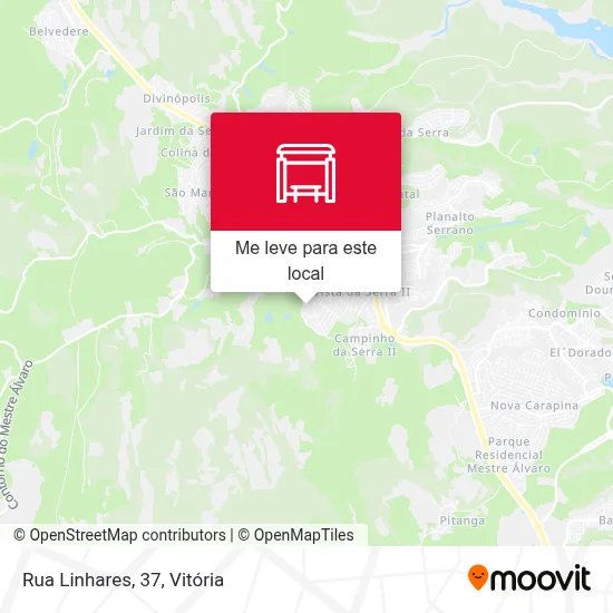 Rua Linhares, 37 mapa