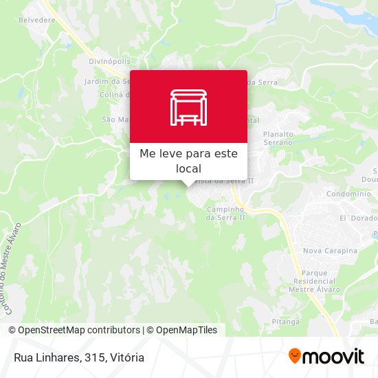 Rua Linhares, 315 mapa