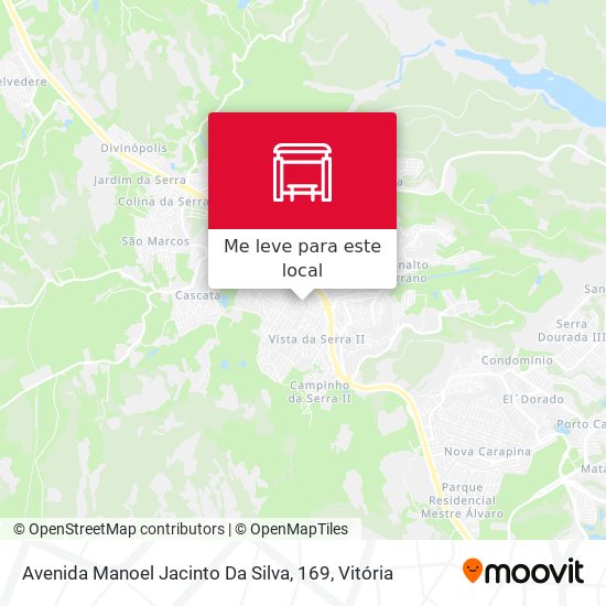 Avenida Manoel Jacinto Da Silva, 169 mapa