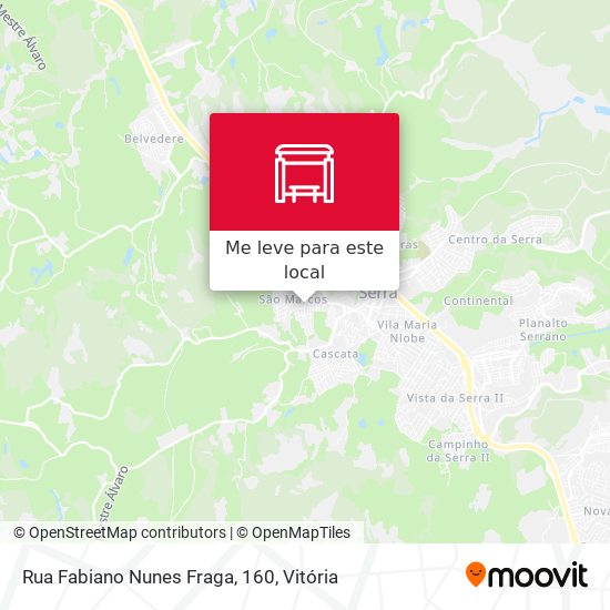 Rua Fabiano Nunes Fraga, 160 mapa