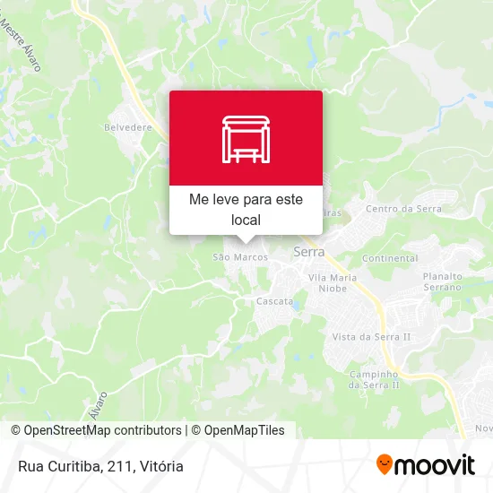 Rua Curitiba, 211 mapa