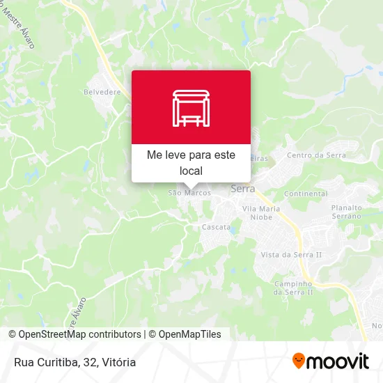 Rua Curitiba, 32 mapa