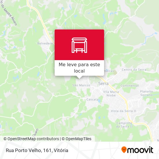 Rua Porto Velho, 161 mapa
