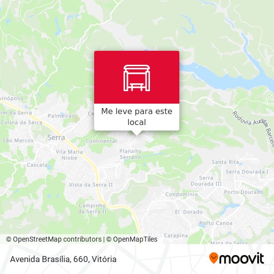 Avenida Brasília, 660 mapa