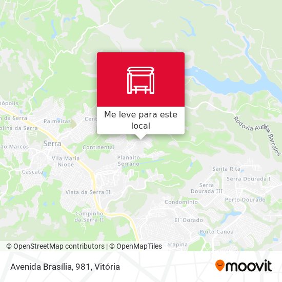 Avenida Brasília, 981 mapa