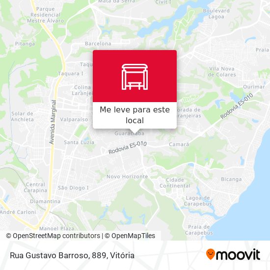 Rua Gustavo Barroso, 889 mapa